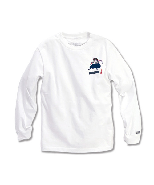 MONOPATIN(モノパティン)の「ジュモヒールフリップシャツ - ホワイト(Tシャツ/カットソー・レディース・その他・MEDIUM/LARGE)」の1枚目の写真