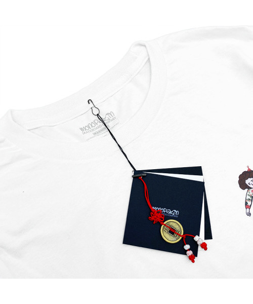 MONOPATIN(モノパティン)の「ジュモヒールフリップシャツ - ホワイト(Tシャツ/カットソー・レディース・その他・MEDIUM/LARGE)」の4枚目の写真