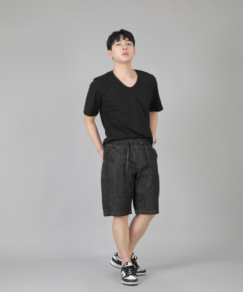 SAINTCREW(セントクルー)の「レギュラーショーツ ERES-351 ブラックデニム(その他パンツ・メンズ・その他・MEDIUM/LARGE/X-LARGE)」の7枚目の写真
