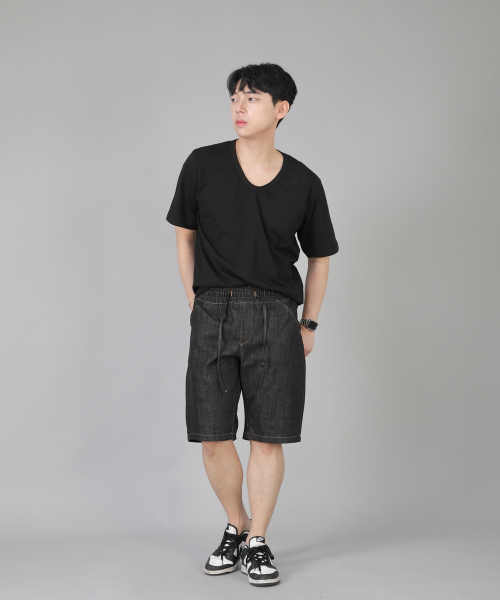 SAINTCREW(セントクルー)の「レギュラーショーツ ERES-351 ブラックデニム(その他パンツ・メンズ・その他・MEDIUM/LARGE/X-LARGE)」の8枚目の写真
