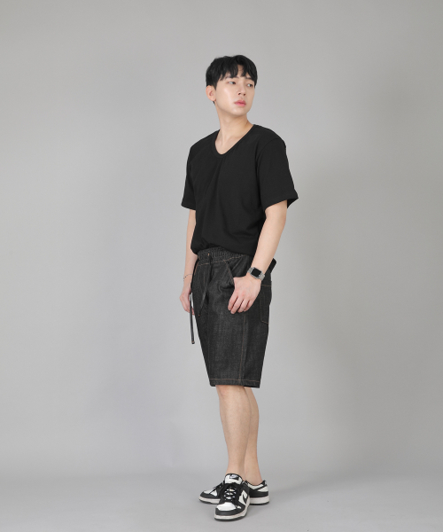 SAINTCREW(セントクルー)の「レギュラーショーツ ERES-351 ブラックデニム(その他パンツ・メンズ・その他・MEDIUM/LARGE/X-LARGE)」の5枚目の写真