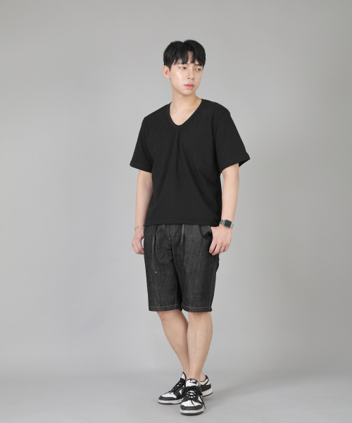 SAINTCREW(セントクルー)の「レギュラーショーツ ERES-351 ブラックデニム(その他パンツ・メンズ・その他・MEDIUM/LARGE/X-LARGE)」の3枚目の写真