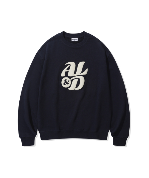ALEXNAIDEN(アレックスエンエイデン)の「ALDフォーミング スウェット(ネイビー)(スウェット・レディース・ネイビー・SMALL/MEDIUM/LARGE/X-LARGE)」の1枚目の写真