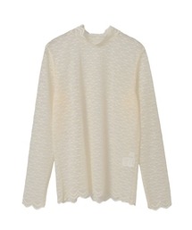 INGEBORG（インゲボルグ）の「ストレッチレースモックネックインナー（Tシャツ/カットソー）」
