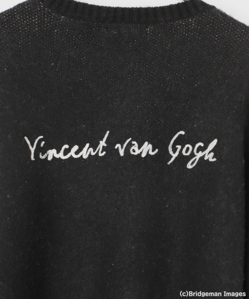 B.C STOCK(ベーセーストック)の「【フィンセント・ヴィレム・ファン・ゴッホ】 アートジャガードクルーネックセーター(ニット/セーター・メンズ・ブラック/ベージュ/ネイビー・MEDIUM/LARGE)」の20枚目の写真