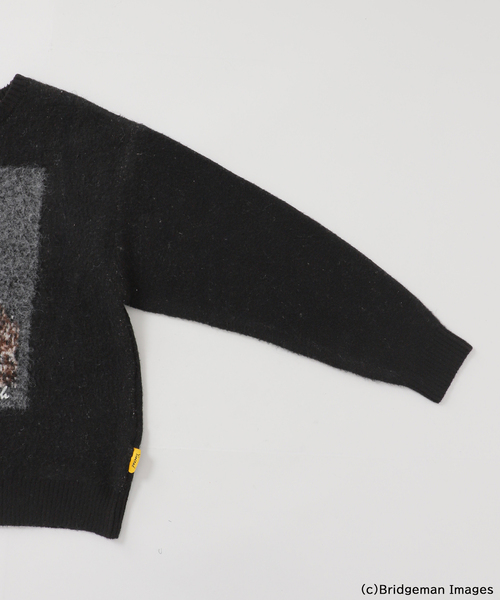 B.C STOCK(ベーセーストック)の「【フィンセント・ヴィレム・ファン・ゴッホ】 アートジャガードクルーネックセーター(ニット/セーター・メンズ・ブラック/ベージュ/ネイビー・MEDIUM/LARGE)」の21枚目の写真