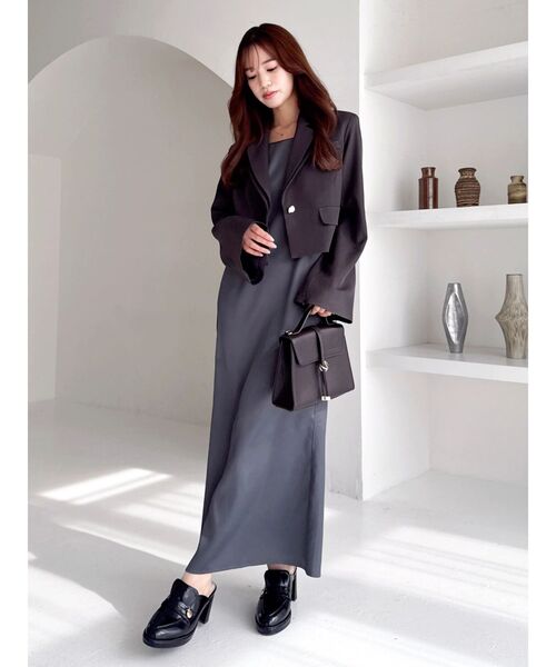 dazzlin（ダズリン）の「チャームローファーサボ（パンプス・レディース・ブラウン/ブラック・LARGE/MEDIUM）」の21枚目の写真