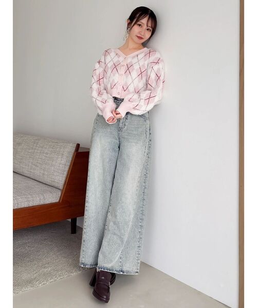 dazzlin（ダズリン）の「チャームローファーサボ（パンプス・レディース・ブラウン/ブラック・LARGE/MEDIUM）」の10枚目の写真