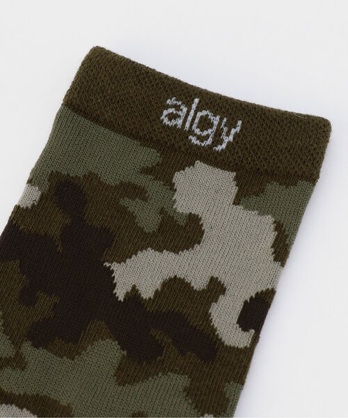 algy(アルジー)の「迷彩柄クルーソックス(ソックス/靴下・キッズ・カーキ/グレー・24/21)」の6枚目の写真