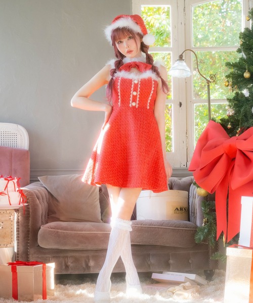 サンタコス クリスマス コスプレ 仮装 リボン 着画あり サンタコス クリスマス コスプレ 仮装 リボン 着画あり