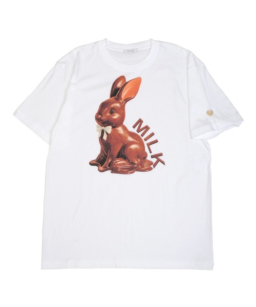 MILK(ミルク)の「Love Bunny Tシャツ(Tシャツ/カットソー・レディース・A/B・FREE)」の1枚目の写真