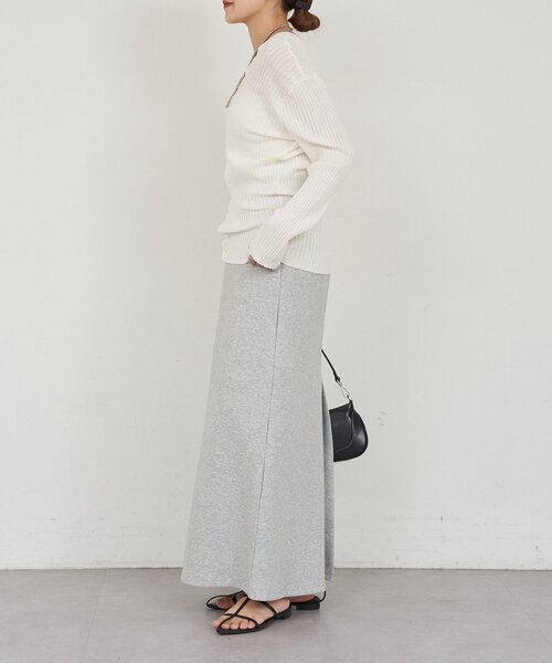 SHENERY(シーナリー)の「2WAYリブカーディガン(カーディガン/ボレロ・レディース・オレンジ/グレー/オフホワイト・FREE)」の15枚目の写真