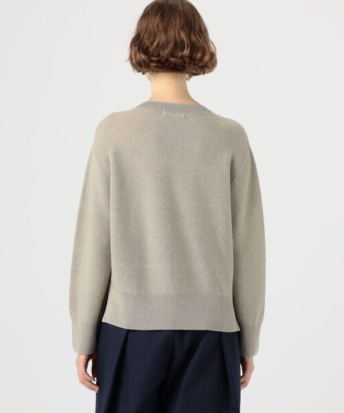 GALERIE VIE（ギャルリー ヴィー）の「カシミヤコットン クルーネックプルオーバー（ニット/セーター・レディース・ライトピンク/ライトベージュ/ホワイト・FREE）」の10枚目の写真