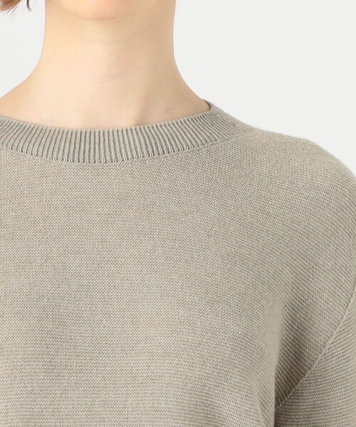 GALERIE VIE（ギャルリー ヴィー）の「カシミヤコットン クルーネックプルオーバー（ニット/セーター・レディース・ライトピンク/ライトベージュ/ホワイト・FREE）」の11枚目の写真