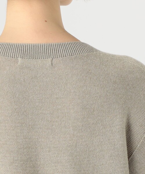 GALERIE VIE（ギャルリー ヴィー）の「カシミヤコットン クルーネックプルオーバー（ニット/セーター・レディース・ライトピンク/ライトベージュ/ホワイト・FREE）」の12枚目の写真