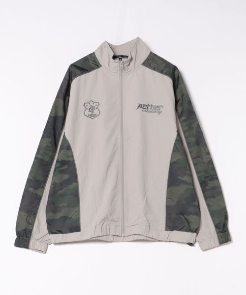 8(eight)(エイト)の「総柄切替ブルゾン(ブルゾン・メンズ・ブラック/ネイビー/グレー・MEDIUM/SMALL/LARGE)」の3枚目の写真