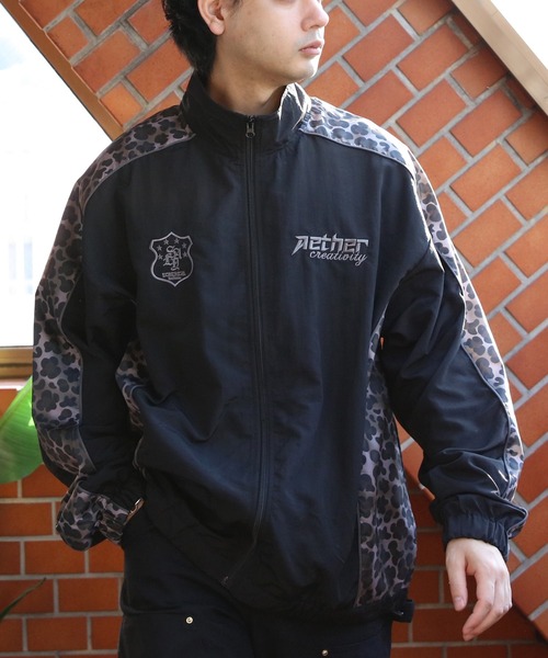 8(eight)(エイト)の「総柄切替ブルゾン(ブルゾン・メンズ・ブラック/ネイビー/グレー・MEDIUM/SMALL/LARGE)」の16枚目の写真