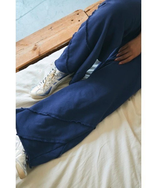 CREO STORE(クレオストア)の「【IAMU】Unisex Vintage Jersey Pants ヴィンテージスウェットパンツ(ユニセックス)(スウェットパンツ・レディース・ネイビー/チャコールグレー・FREE)」の7枚目の写真