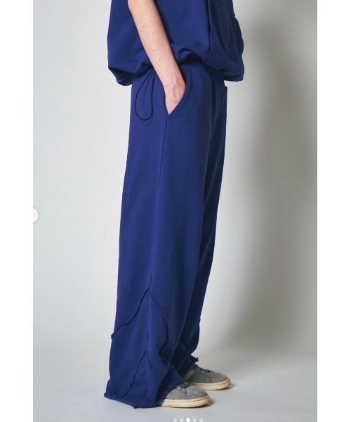 CREO STORE(クレオストア)の「【IAMU】Unisex Vintage Jersey Pants ヴィンテージスウェットパンツ(ユニセックス)(スウェットパンツ・レディース・ネイビー/チャコールグレー・FREE)」の8枚目の写真