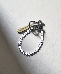 HASHIBAMI（ハシバミ）の「(HASHIBAMI)HEMATITE HEART STRAP（スマホグッズ）」