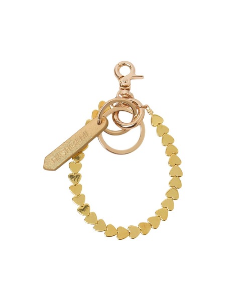 HASHIBAMI（ハシバミ）の「(HASHIBAMI)HEMATITE HEART STRAP（スマホグッズ・レディース・シルバー/ゴールド・ONE SIZE）」の9枚目の写真