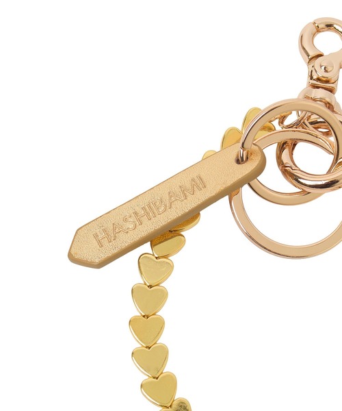HASHIBAMI（ハシバミ）の「(HASHIBAMI)HEMATITE HEART STRAP（スマホグッズ・レディース・シルバー/ゴールド・ONE SIZE）」の3枚目の写真