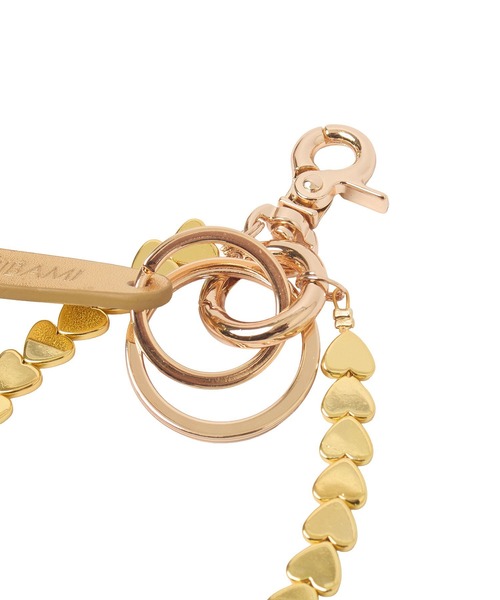 HASHIBAMI（ハシバミ）の「(HASHIBAMI)HEMATITE HEART STRAP（スマホグッズ・レディース・シルバー/ゴールド・ONE SIZE）」の4枚目の写真