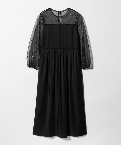 UNITED ARROWS(ユナイテッドアローズ)の「チュール エンブロイダリー コンビ ワンピース(ワンピース・レディース・その他1・38)」の1枚目の写真