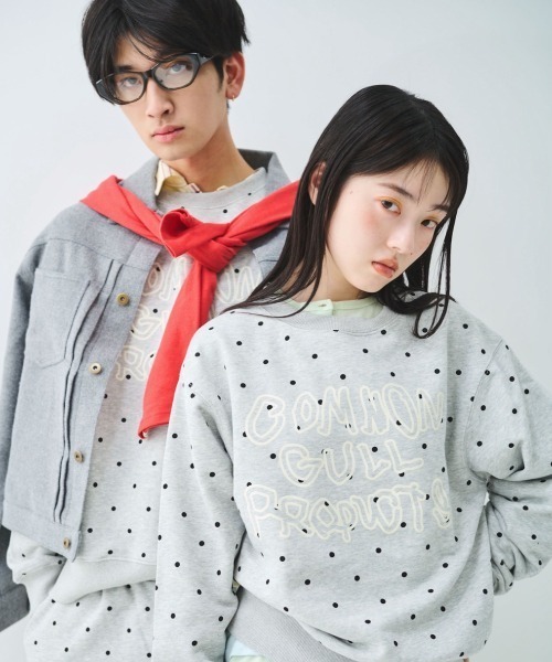 common gull products.(コモンガルプロダクツ)の「ブランコに乗ったcommon gull product. sweat 26spring.(スウェット・レディース・ライトブルー/アイボリー/杢グレー/グレー/ミント/ネイビー・SMALL/MEDIUM/LARGE)」の13枚目の写真
