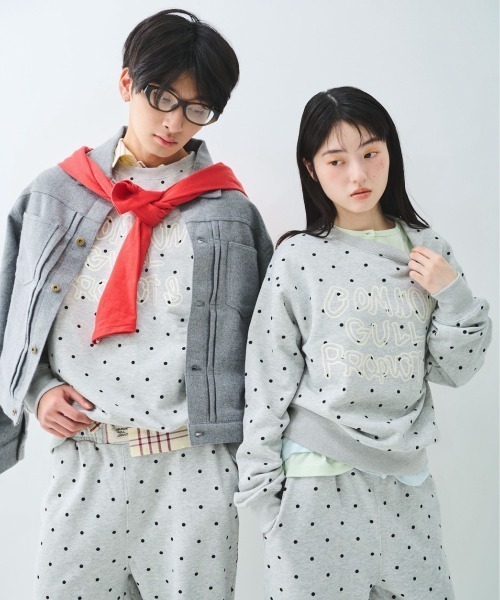 common gull products.(コモンガルプロダクツ)の「ブランコに乗ったcommon gull product. sweat 26spring.(スウェット・レディース・ライトブルー/アイボリー/杢グレー/グレー/ミント/ネイビー・SMALL/MEDIUM/LARGE)」の14枚目の写真