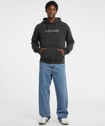 【GUESS】GUESS JEANS Os Outline Hoodie / 2カラー [M5BQ30KCPR1]