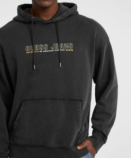 STYLISE（スタイライズ）の「【GUESS】GUESS JEANS Os Outline Hoodie / 2カラー [M5BQ30KCPR1]（パーカー・メンズ・ブラック・M）」の4枚目の写真