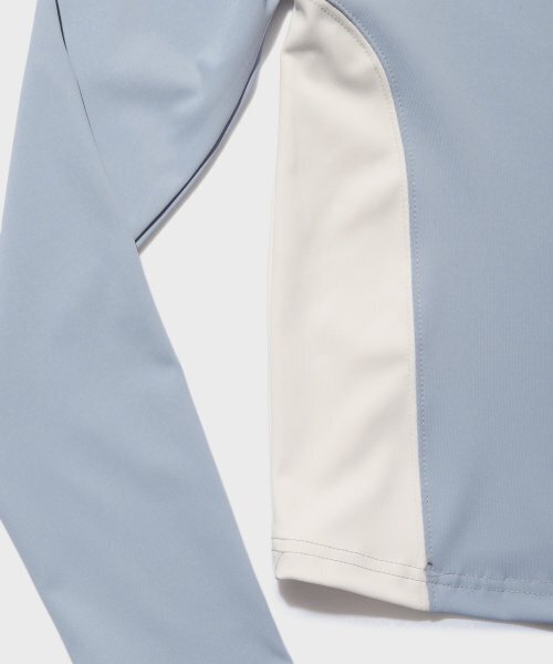 PIECEMAKER(ピースメーカー)の「PIECE TEAM TRACK CROP JACKET (GREY)(ナイロンジャケット・レディース・その他・FREE)」の4枚目の写真