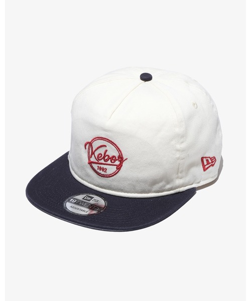 KEBOZ（ケボズ）の「NEW ERA × KEBOZ 19TWENTY（キャップ・メンズ・ホワイト×ネイビー・FREE）」の4枚目の写真