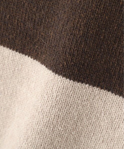 MHL.（エムエイチエル）の「WOOL COTTON KNITWEAR（ニット/セーター・レディース・ホワイト系その他3/グレー系その他3・2）」の7枚目の写真