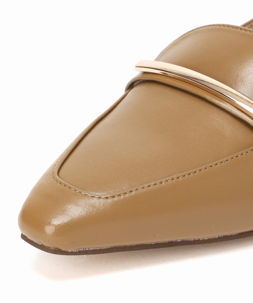 LE TALON（ルタロン）の「フレンチスクエアメタルローファー（ローファー・レディース・アイボリー/ブラック系その他/キャメル・25cm/24.5cm/24cm/23.5cm/23cm/22.5cm/22cm）」の17枚目の写真