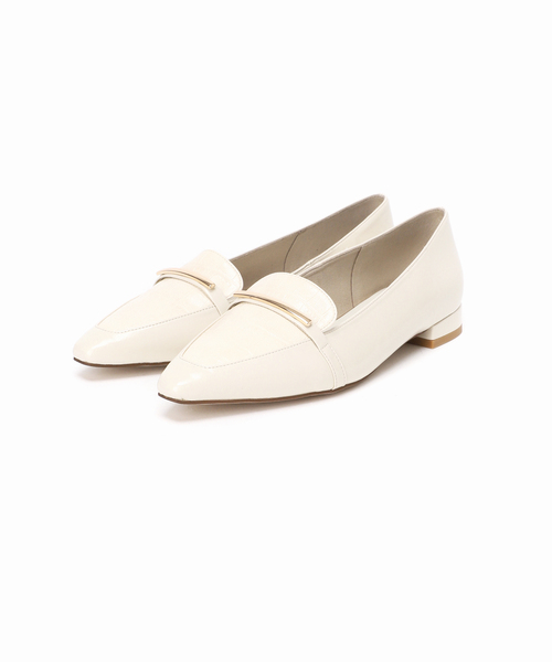 LE TALON（ルタロン）の「フレンチスクエアメタルローファー（ローファー・レディース・アイボリー/ブラック系その他/キャメル・25cm/24.5cm/24cm/23.5cm/23cm/22.5cm/22cm）」の19枚目の写真