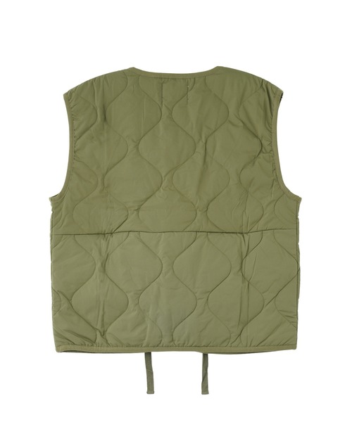 styles(スタイルス)の「WALK IN PARIS Mehari sleeveless jacket 24FW SLEEVELESS JK(ベスト・メンズ・カーキ・L/M)」の2枚目の写真