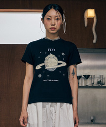 FDR（エフディーアール）の「Easter Milkyway Cake Short Sleeve Black（Tシャツ/カットソー）」