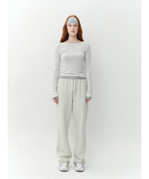 AS BASIC SWEATPANTS (OATMEAL)