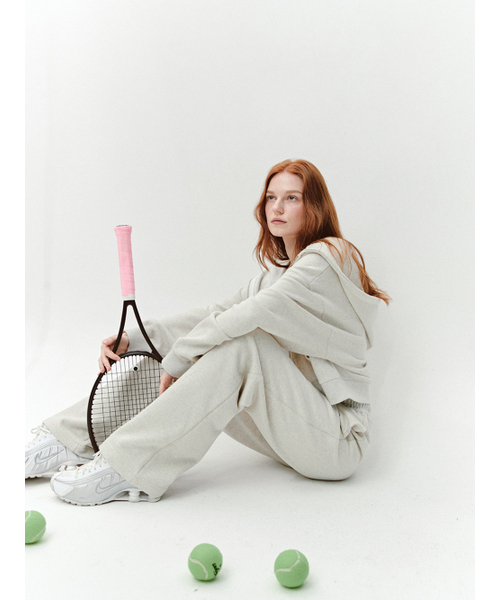 ASURA（アスラ）の「AS BASIC SWEATPANTS (OATMEAL)（スウェットパンツ・レディース・その他・ONE SIZE）」の2枚目の写真
