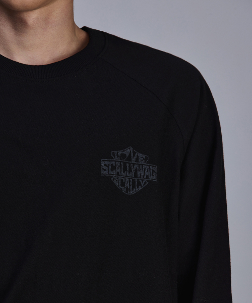SCALLYWAG（スカリーワグ）の「スケリー ベーシック ラグラン ロングスリーブ[ブラック]（Tシャツ/カットソー・レディース・その他・M/L）」の5枚目の写真
