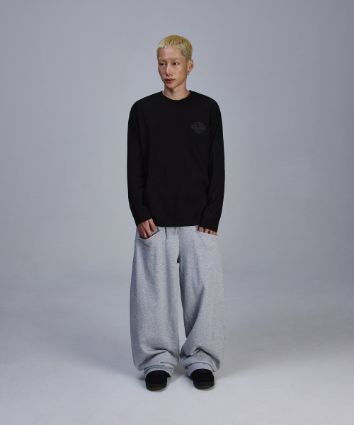 SCALLYWAG（スカリーワグ）の「スケリー ベーシック ラグラン ロングスリーブ[ブラック]（Tシャツ/カットソー・レディース・その他・M/L）」の6枚目の写真
