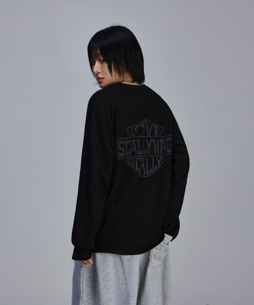 SCALLYWAG（スカリーワグ）の「スケリー ベーシック ラグラン ロングスリーブ[ブラック]（Tシャツ/カットソー・レディース・その他・M/L）」の9枚目の写真