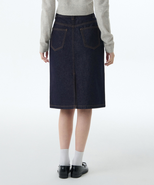 MUSINSA STANDARD WOMAN（ムシンサスタンダードウーマン）の「ウィメンズデニムニレングススカート[ディープインディゴ]（スカート・レディース・その他・LARGE/MEDIUM/SMALL/X-SMALL）」の11枚目の写真