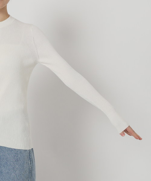 【新品未使用】IENA ホワイト　ニット IENA｜イエナのニット/セーター（ホワイト/白色系）通販 - ZOZOTOWN
