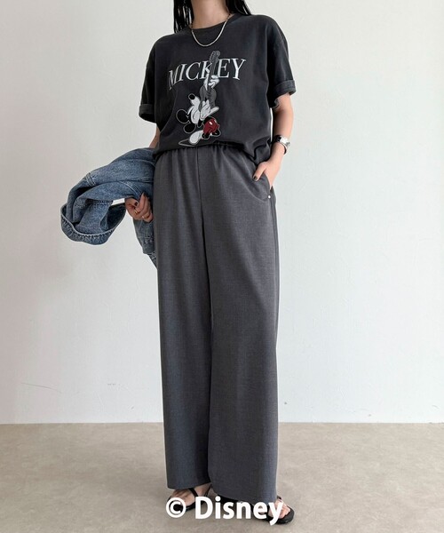 fredy emue（フレディエミュ）の「【GOOD ROCK SPEED】MICKEY半袖Ｔシャツ 1（Tシャツ/カットソー・レディース・チャコールグレー・38）」の2枚目の写真