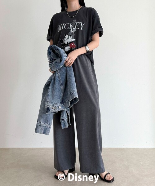 fredy emue（フレディエミュ）の「【GOOD ROCK SPEED】MICKEY半袖Ｔシャツ 1（Tシャツ/カットソー・レディース・チャコールグレー・38）」の5枚目の写真