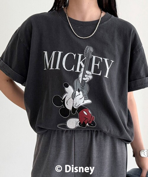 fredy emue（フレディエミュ）の「【GOOD ROCK SPEED】MICKEY半袖Ｔシャツ 1（Tシャツ/カットソー・レディース・チャコールグレー・38）」の6枚目の写真