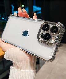 THE MILES（ザ マイルズ）の「"01"≪iPhone17/iPhone17Pro/iPhone Air 対応≫メタリックカラー バンパーフレーム クリア iPhoneケース（スマホケース/カバー）」